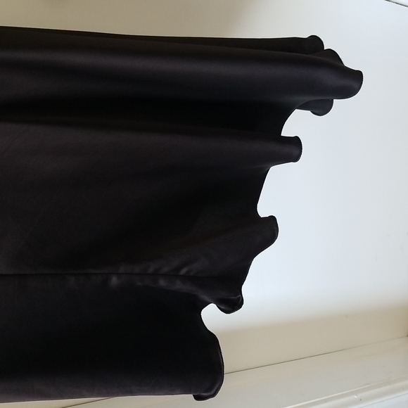Black Satin Skirt / Tango Skirt - Picture 8 of 12